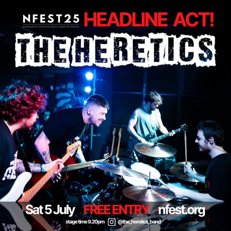 THE HERETICS FLYER